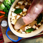 beef tongue in pot