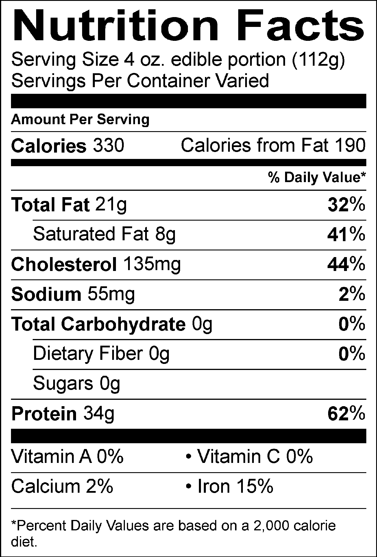 Elk Meat Nutrition Data Nutrition Ftempo