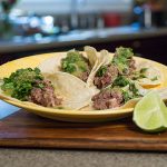 Abuelas Tongue Tacos Plated