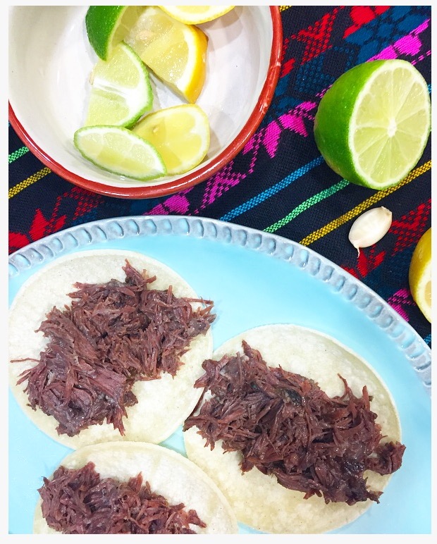 Barbacoa Tacos Plated