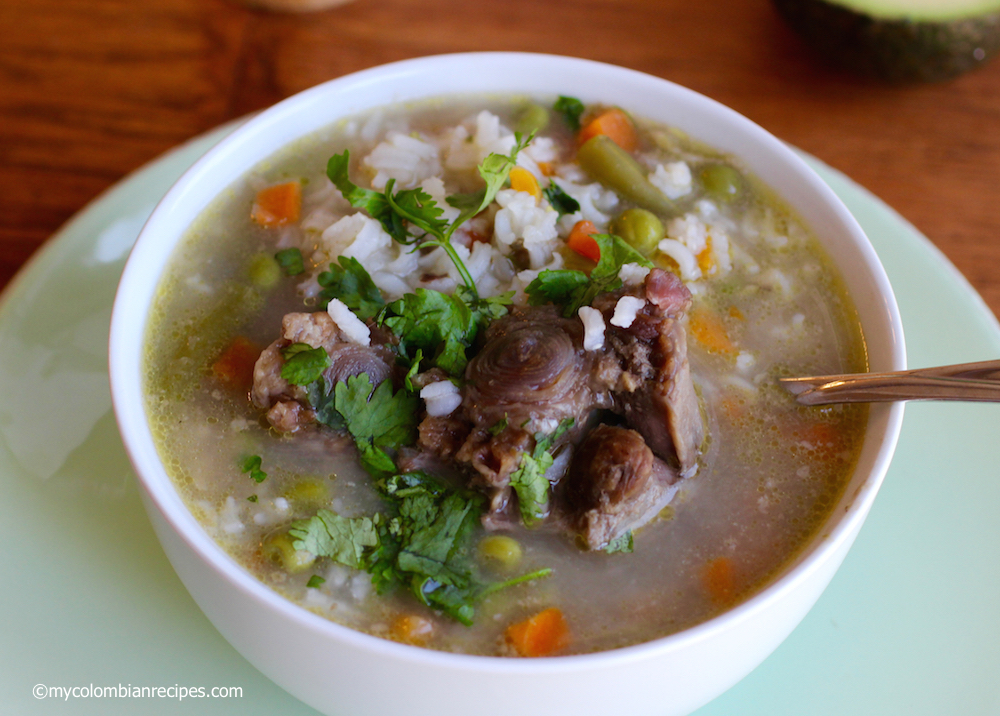 Oxtail, Rice and Vegetable Soup 2