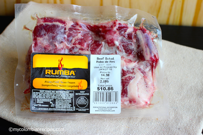 Rumba Beef Oxtail Packaged 