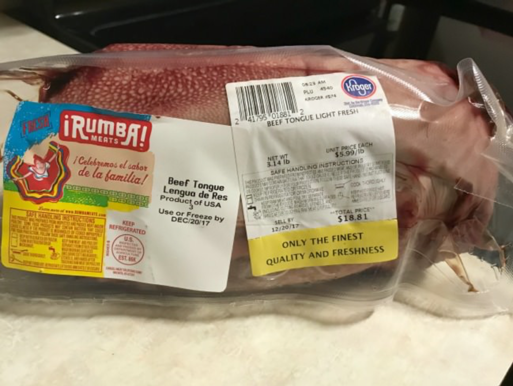 Rumba Meat Beef Tongue Packaged 