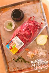 Ingredients for Red Wine Beef Stew 