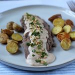 Lengua Nogada Recipe Plated