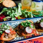 Plated Tostadas de Lengua