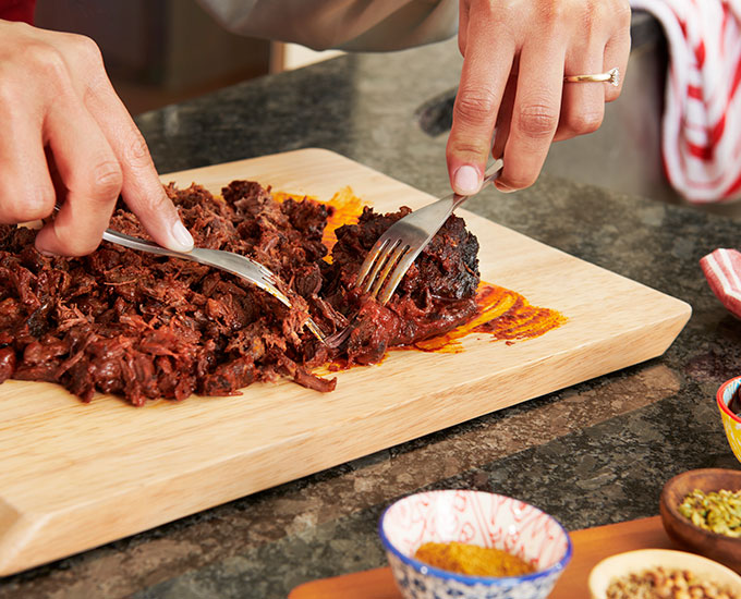 Cocinar carne de vacuno