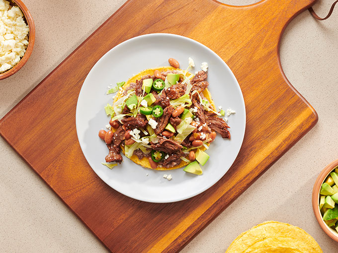 Barbacoa Tostadas