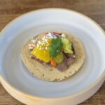 taco on a plate