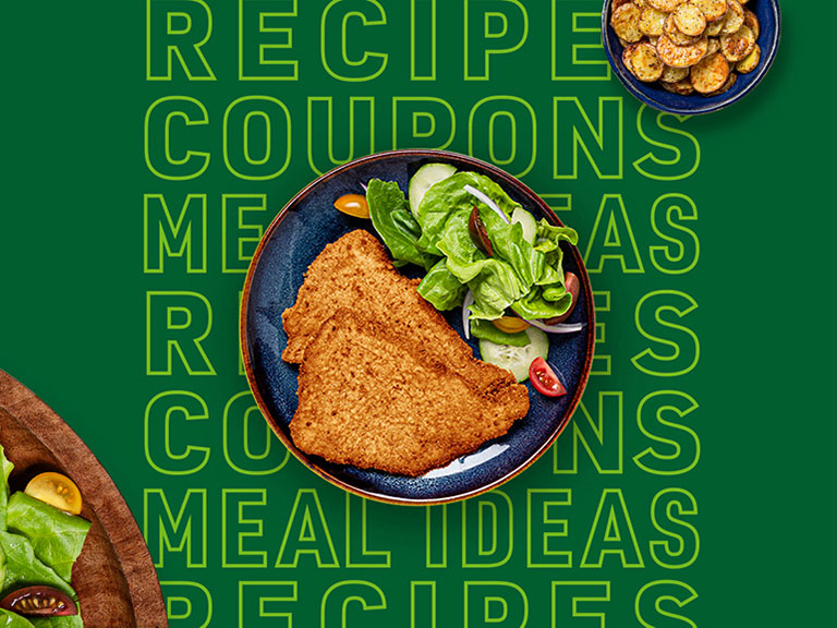 recipes, coupons, meal ideas